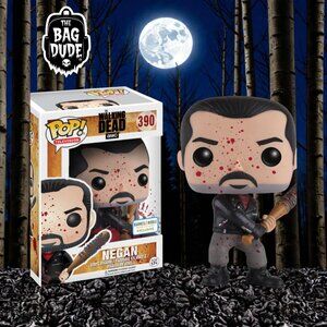 Funko Pop! The Walking Dead Negan with Lucille Bloody Variant #390 Vinyl Figure